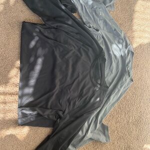 REI Long Sleeve Shirts - Black and Gray